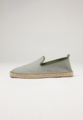 Slippers Eco - Green Checker Eco Fabric