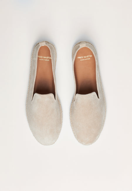 Slippers - Ecru Suede