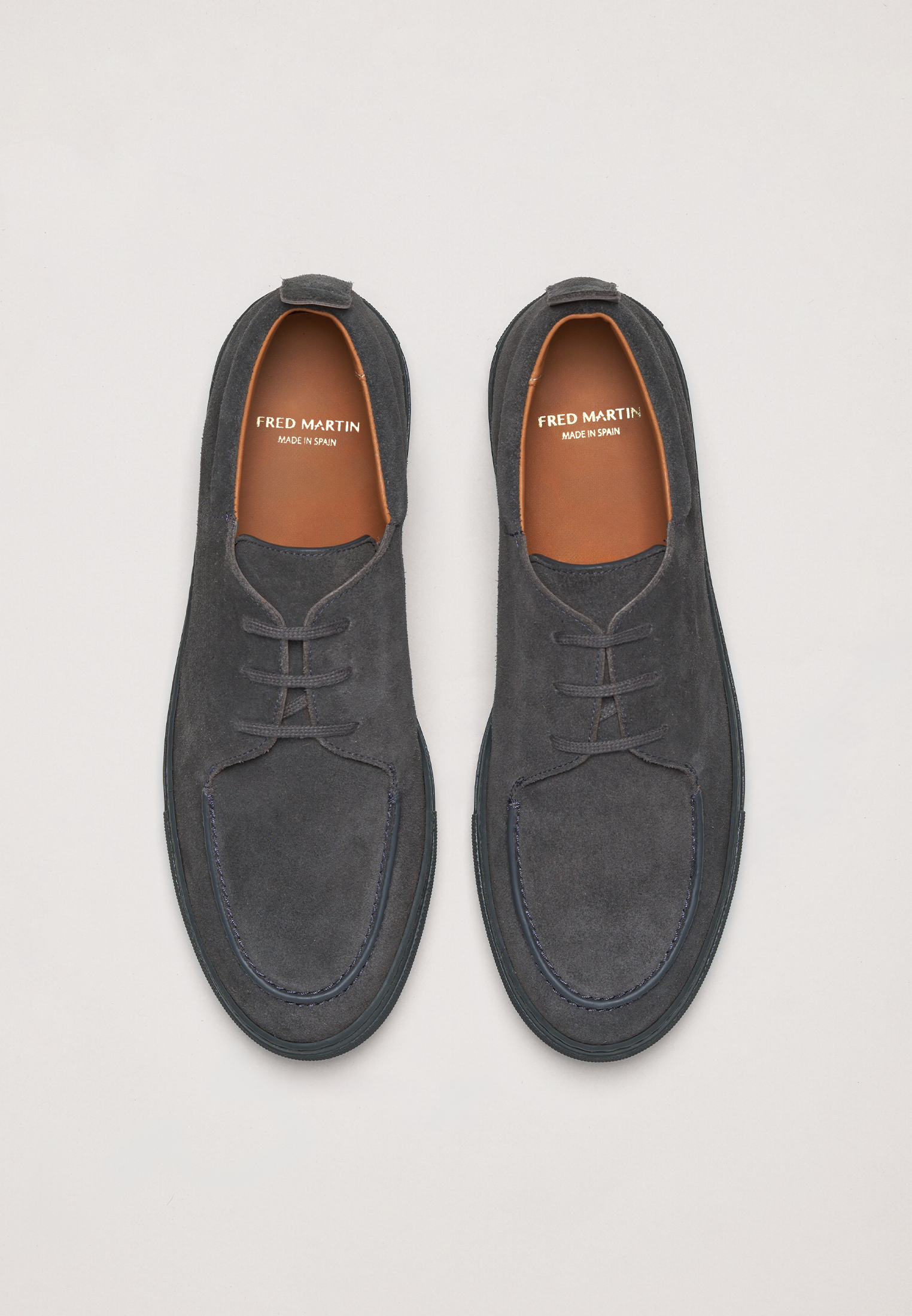 Mocassins à bouts ronds - Daim fossile