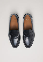 Penny Loafers - Black Antique