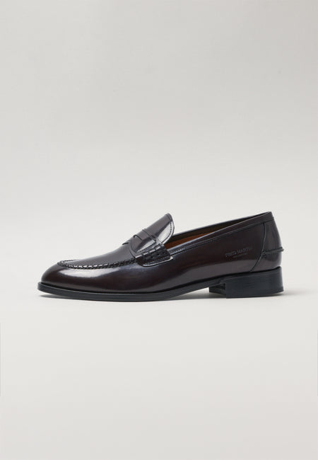 Penny Loafers - Burgundy Antique