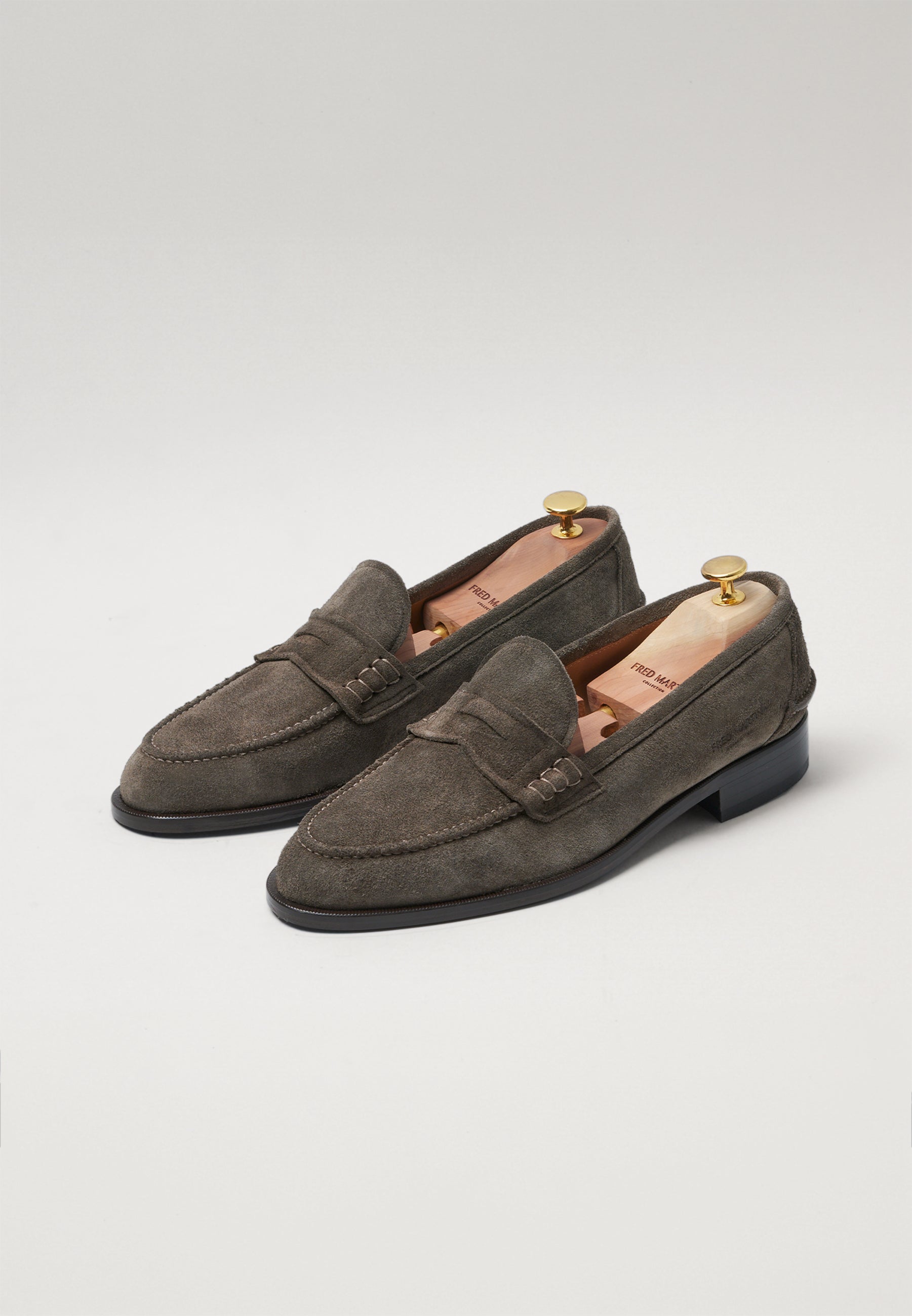 Penny Loafers - Loden Grey Suede