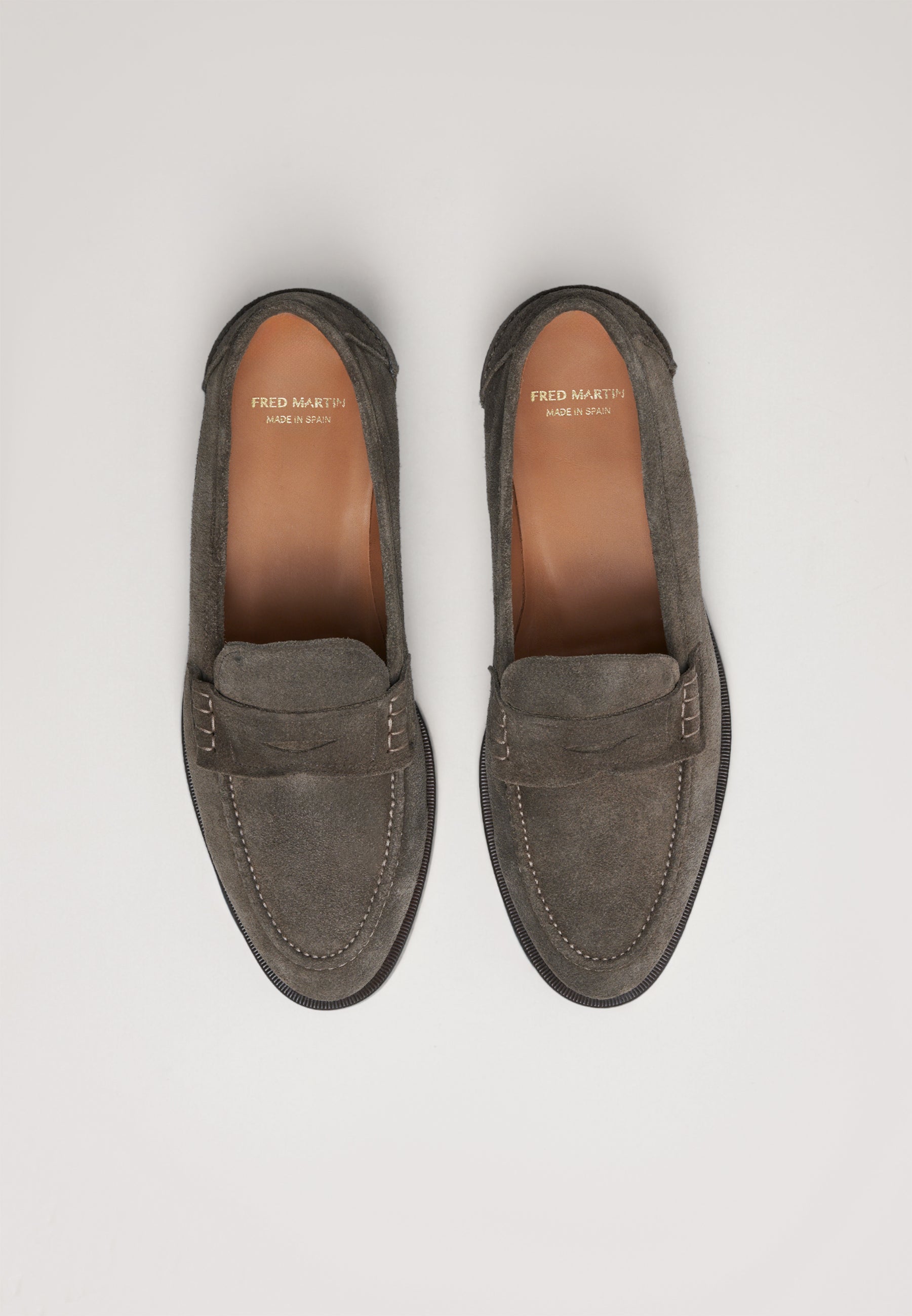 Penny Loafers - Loden Grey Suede