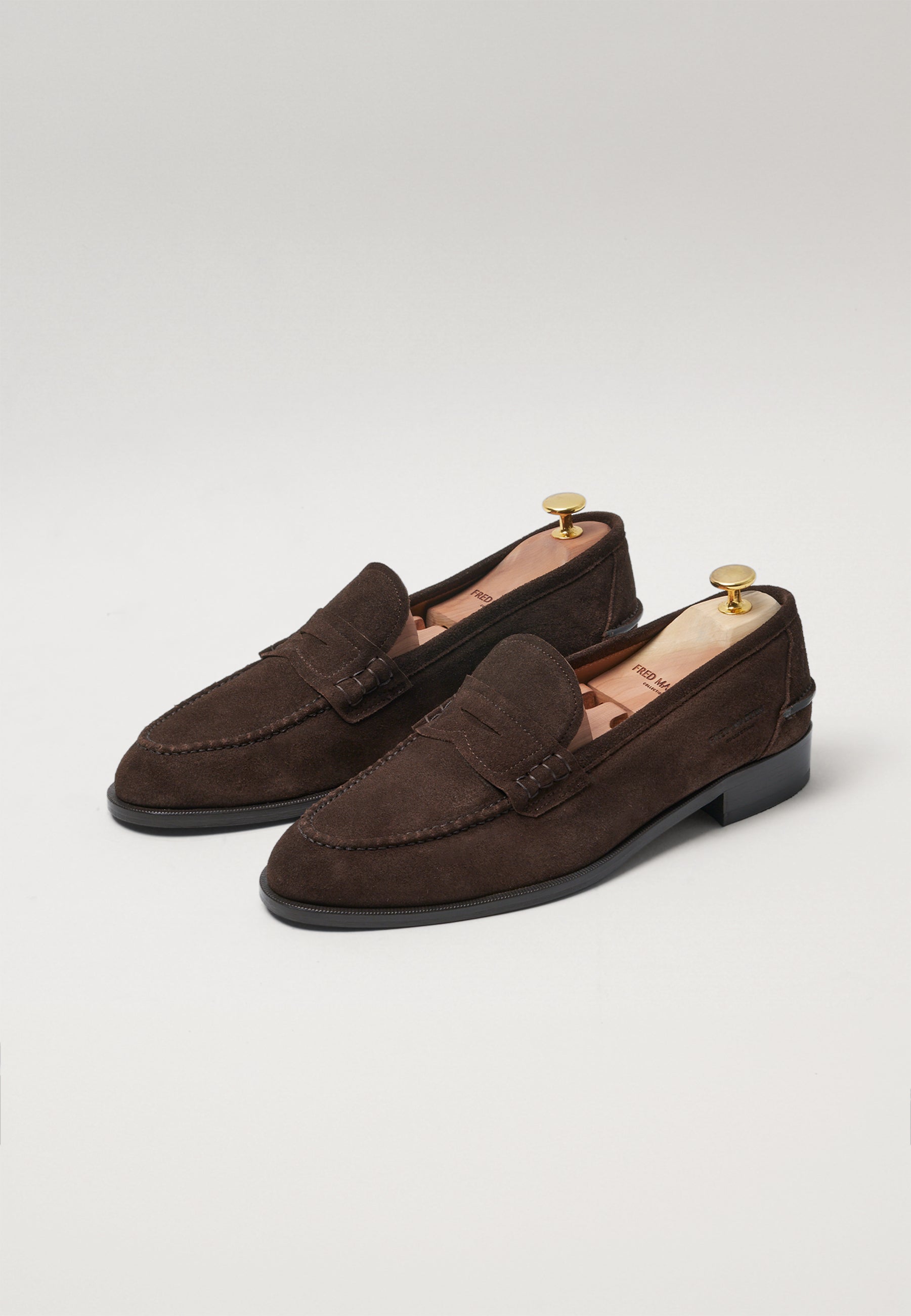 Penny Loafers - Testa Brown Suede