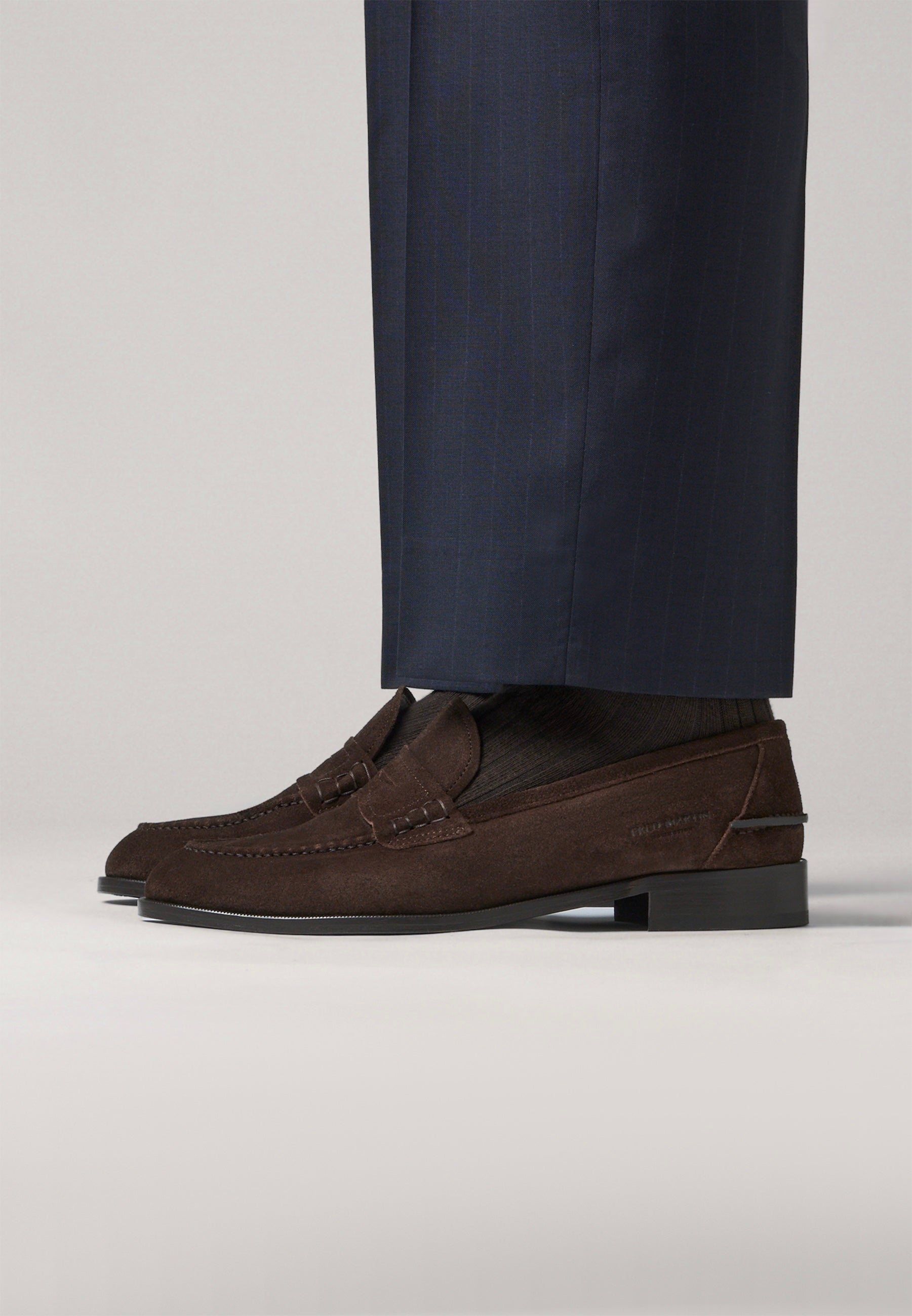 Penny Loafers - Testa Brown Suede