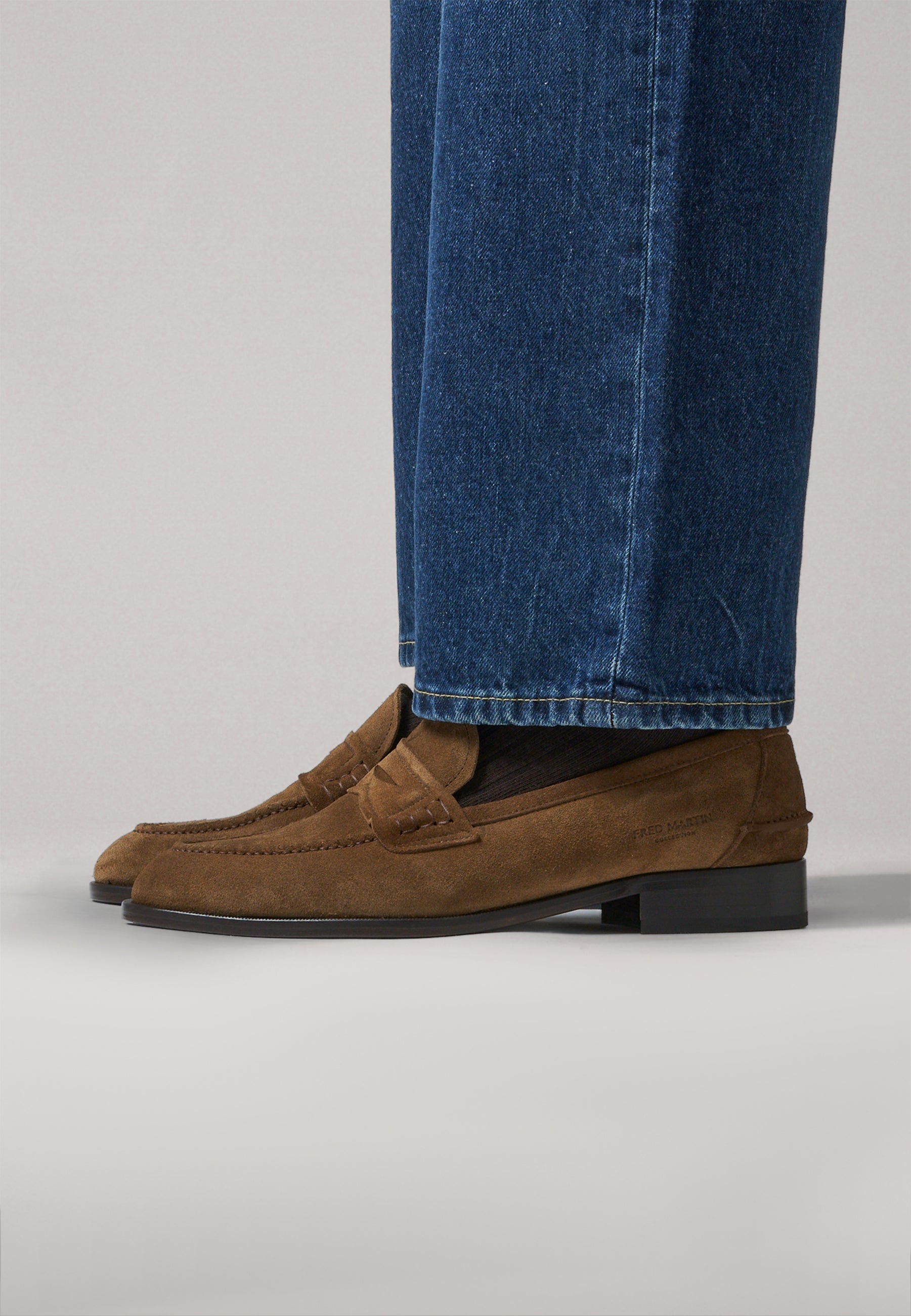 Penny Loafers - Tobacco Suede