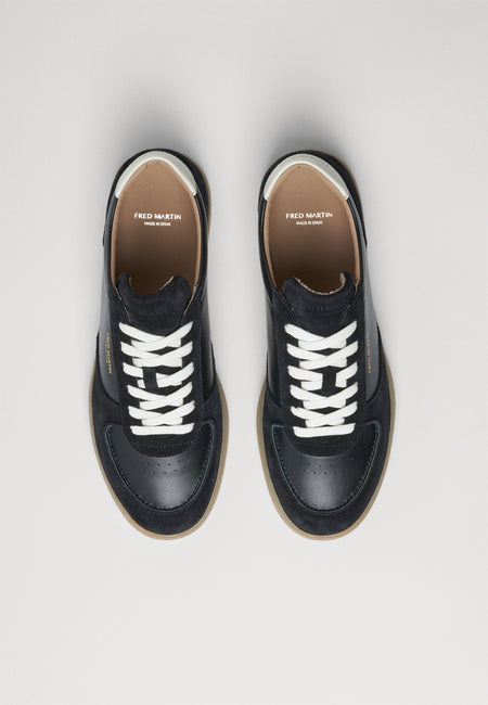 Sneakers - Retro Couture 02 Black Leather