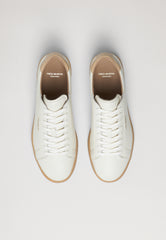 Sneakers - Tennis White Almond Leather