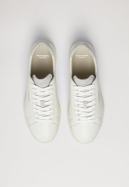 Sneakers - Tennis White Ice Leather