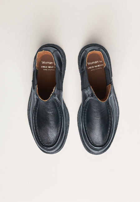 Chelsea Loafers - Black Leather