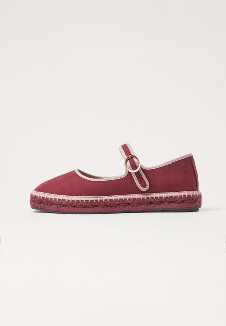Ballerinas Eco 02 - Cherry Vegan Suede