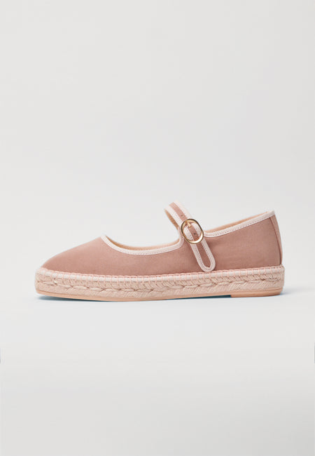 Ballerinas Eco 02 - Dust Pink Vegan Suede