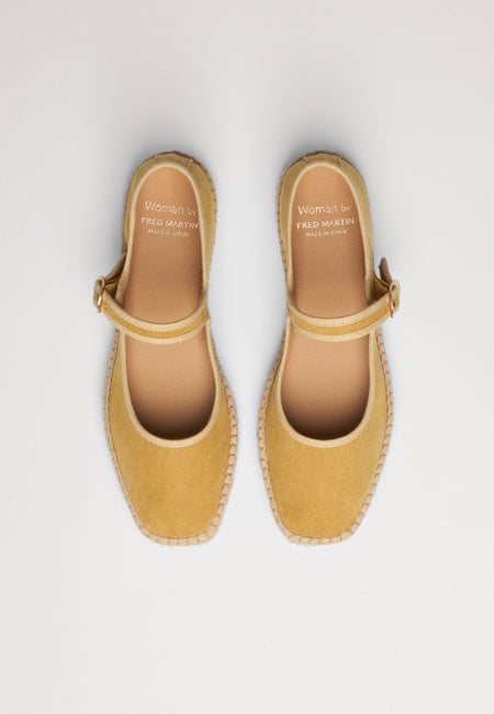 Ballerinas Eco 02- Honey Vegan Suede