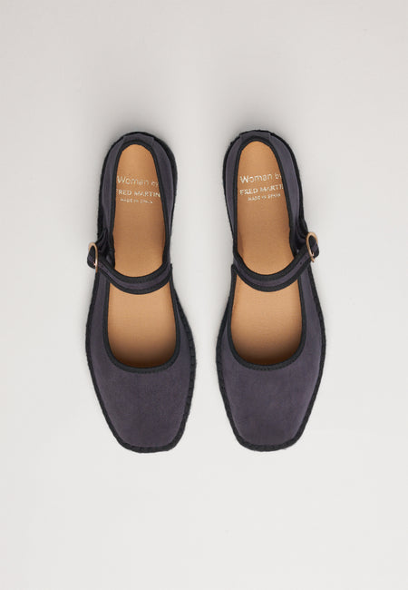 Ballerinas Eco 02 - Onyx Vegan Suede