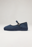 Ballerinas - Navy Suede