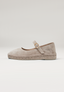 Ballerinas - Pearl Gray Suede