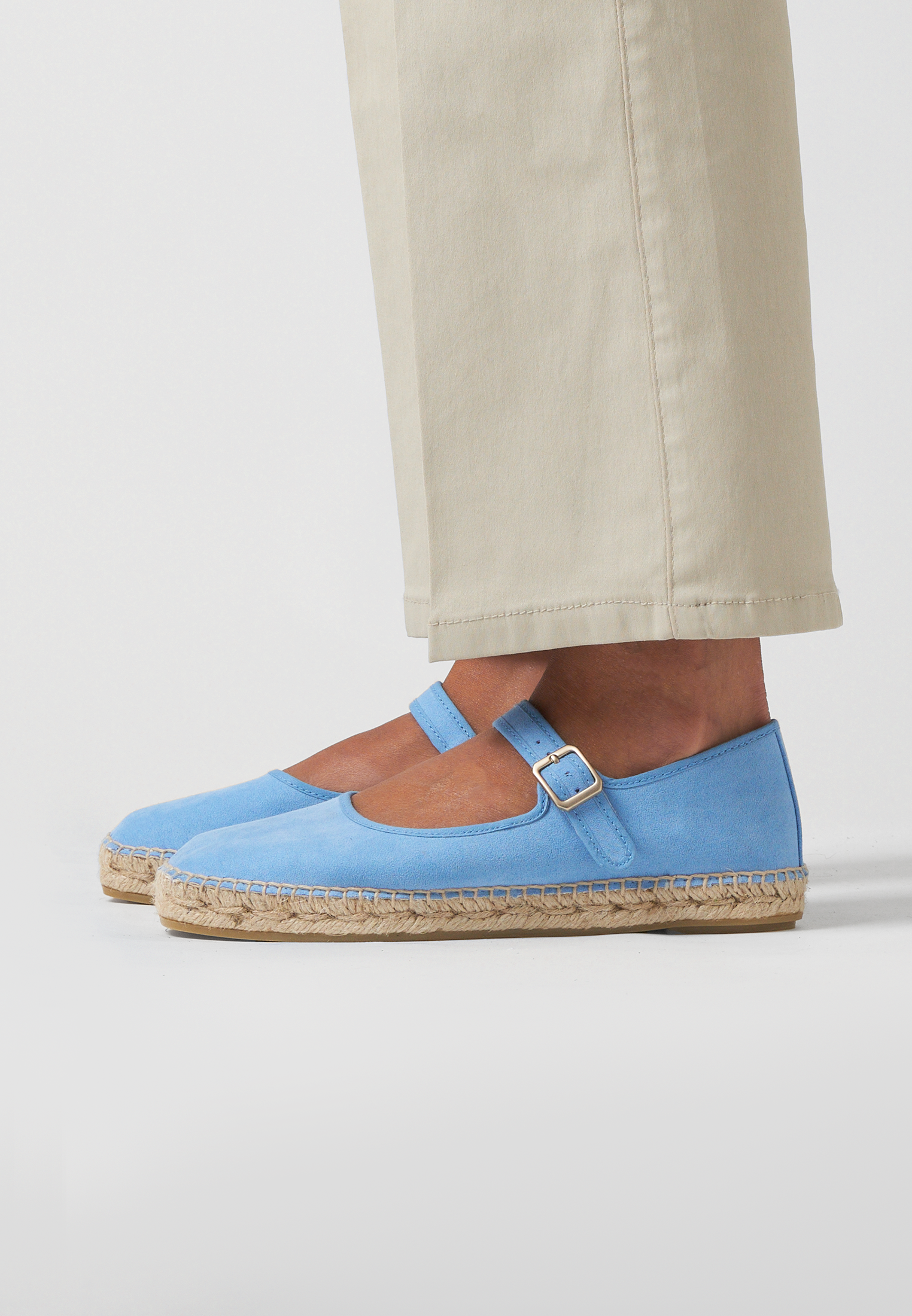 Ballerinas - Sky Blue Vegan Suede