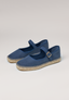 Ballerinas - Teal Blue Vegan Suede