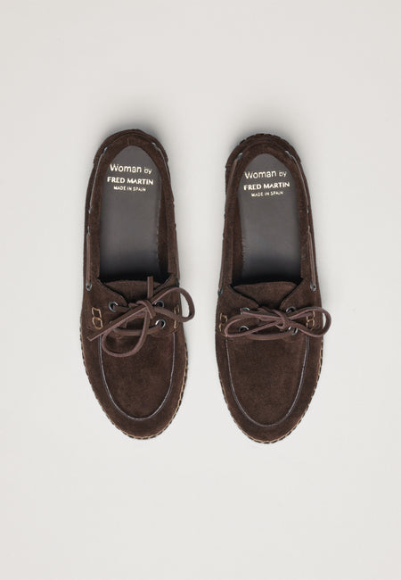 Boat Shoes Women - Moka Suede