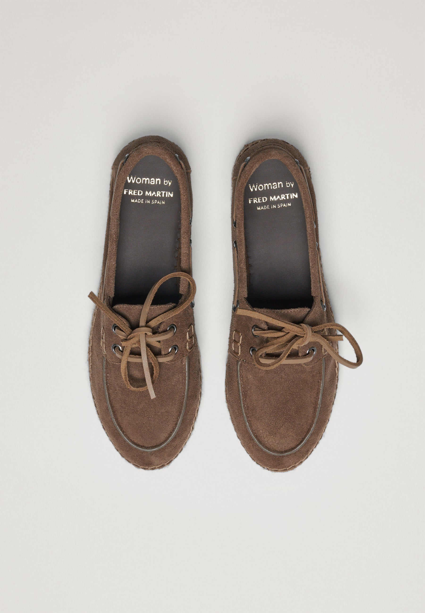 Boat Shoes Women - Taupe Suede