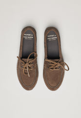 Boat Shoes Women - Taupe Suede