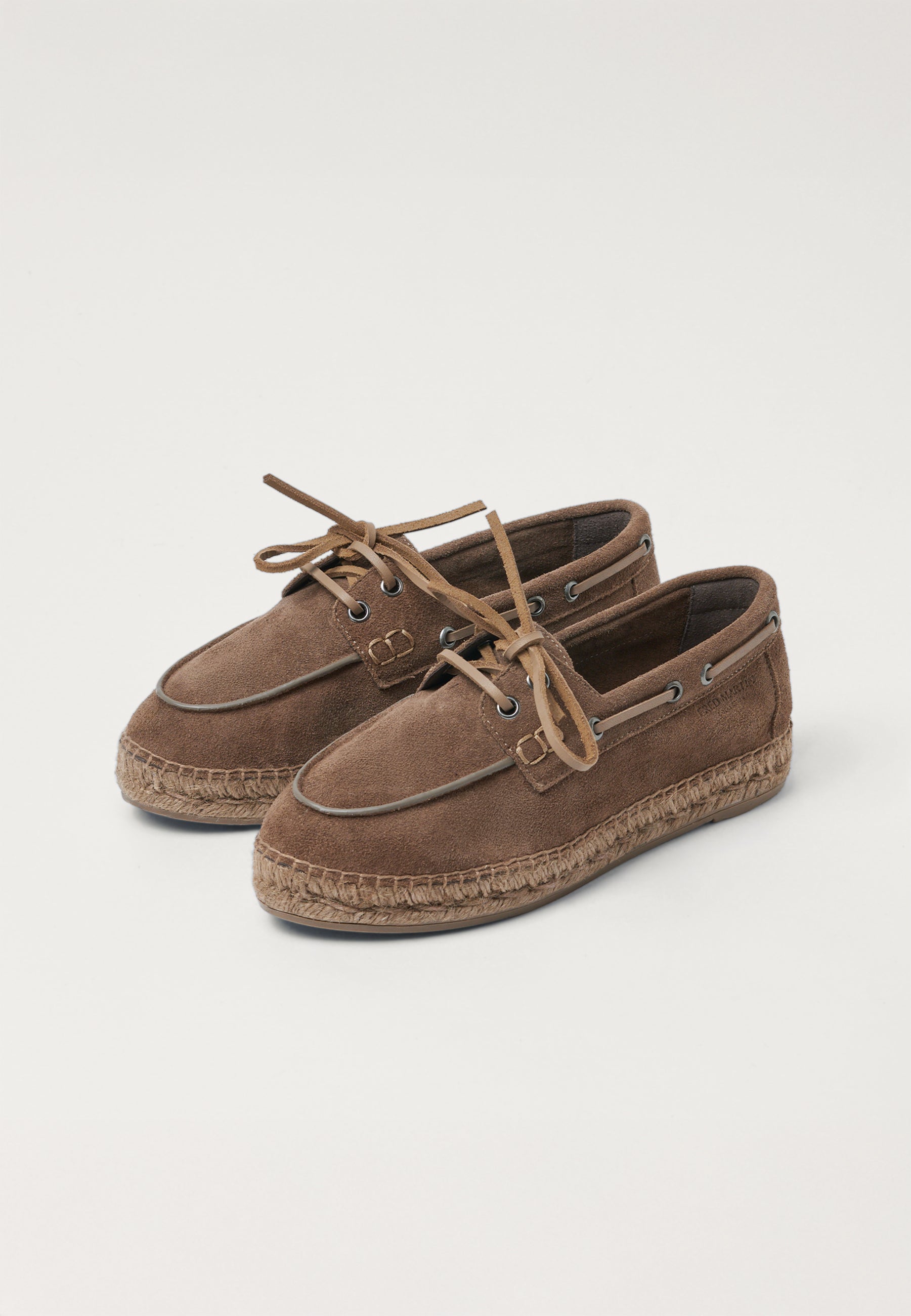 Boat Shoes Women - Taupe Suede