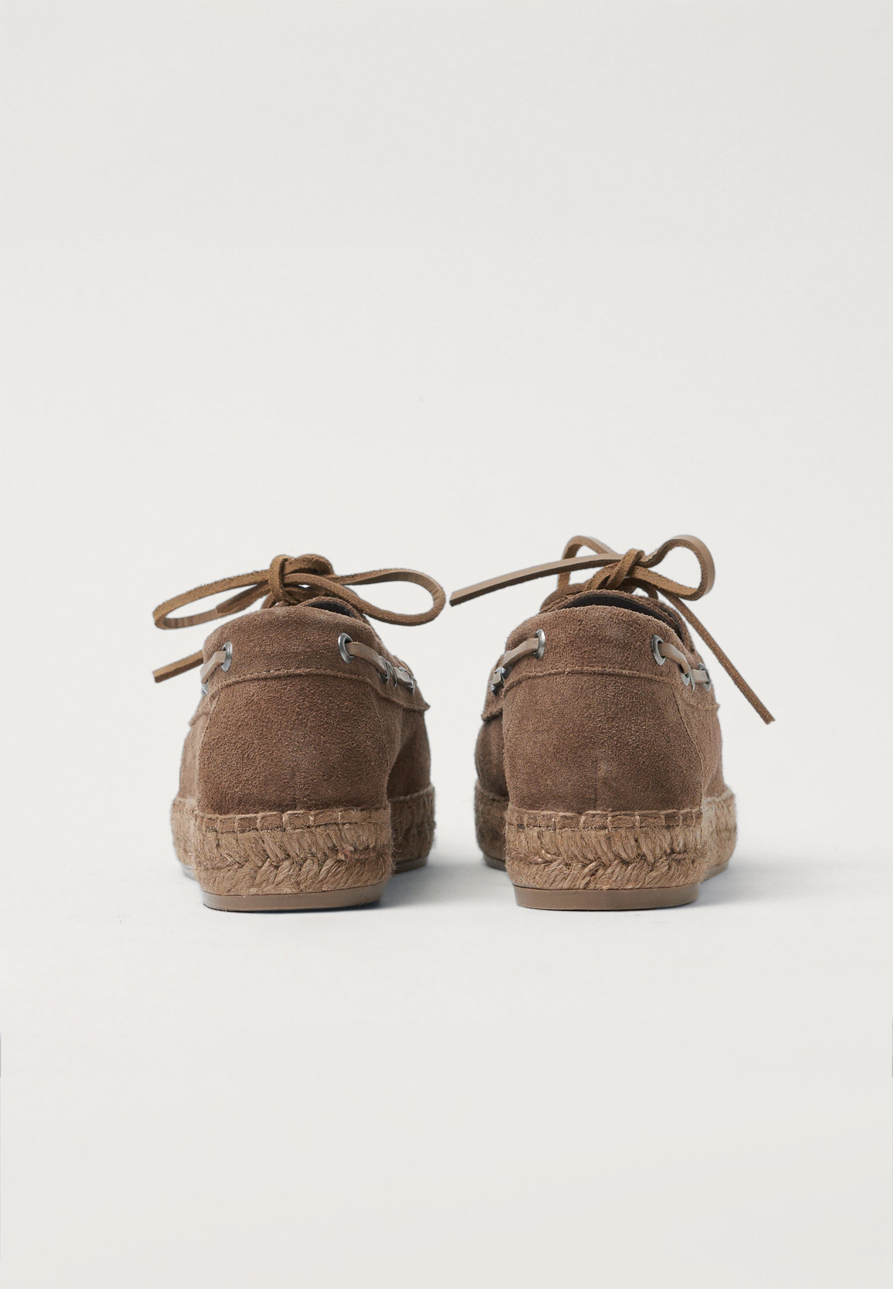 Boat Shoes Women - Taupe Suede