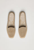 Raffia Slippers - Sahara Suede