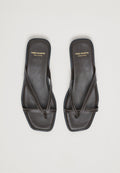 Thong Sandals - Chocolate Leather