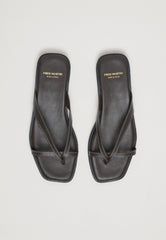 Thong Sandals - Chocolate Leather
