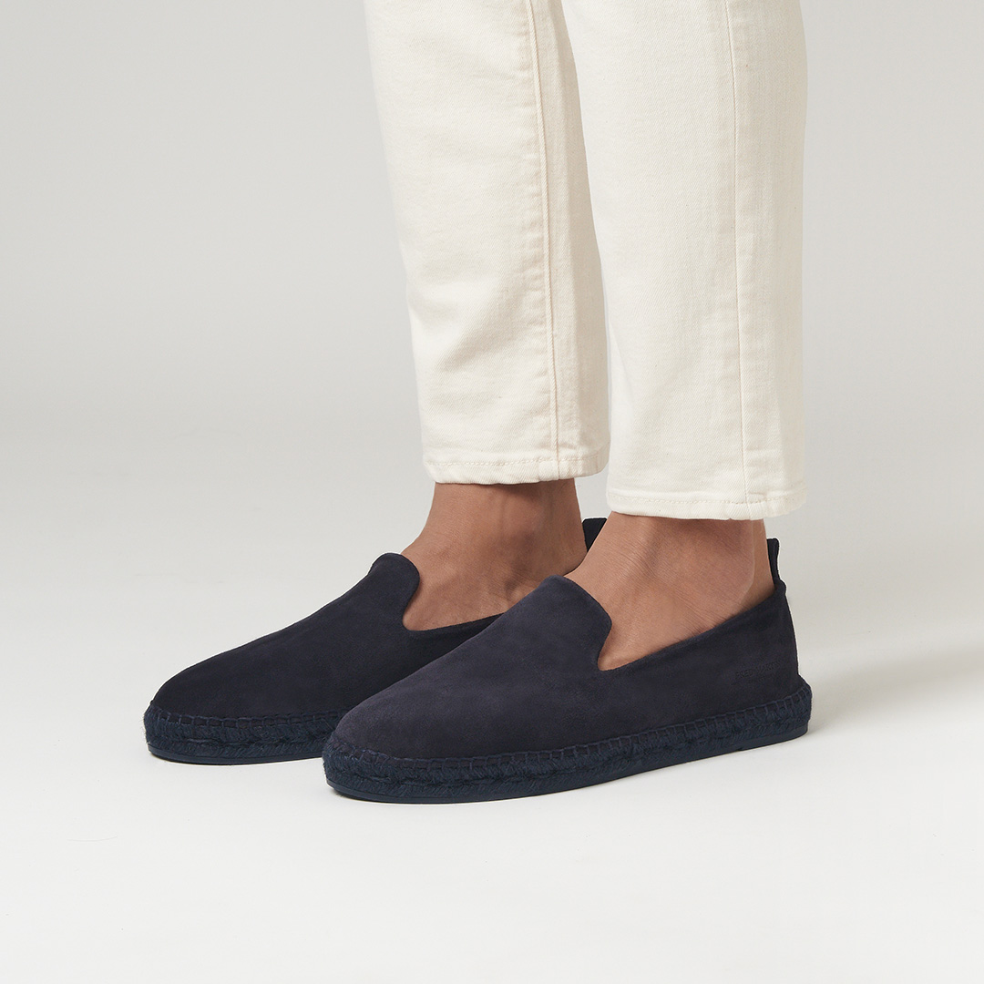 Slippers - Bleu Suede - Fred Martin Collection EUR